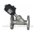 angle valve with flange